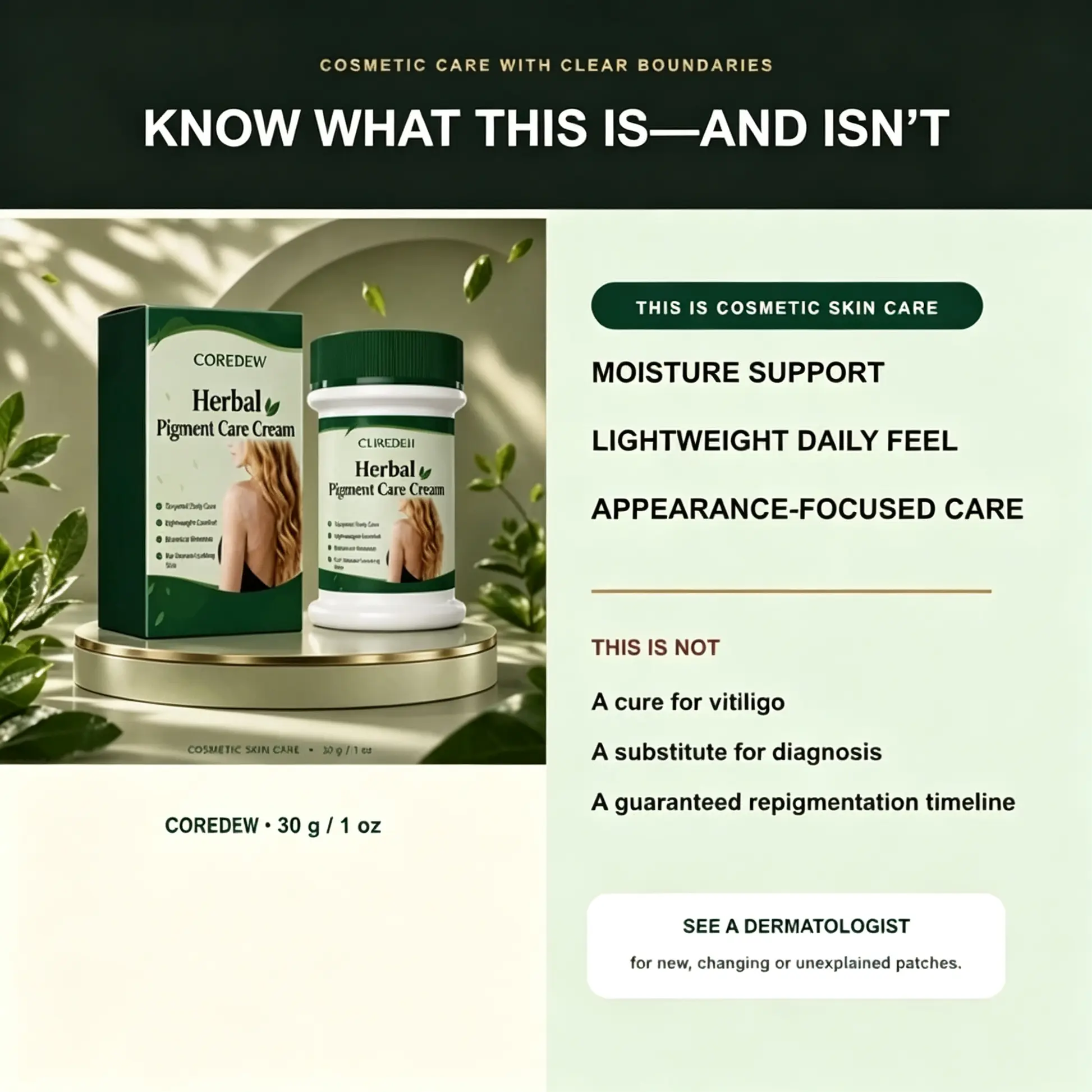 COREDEW Herbal Pigment Care Cream