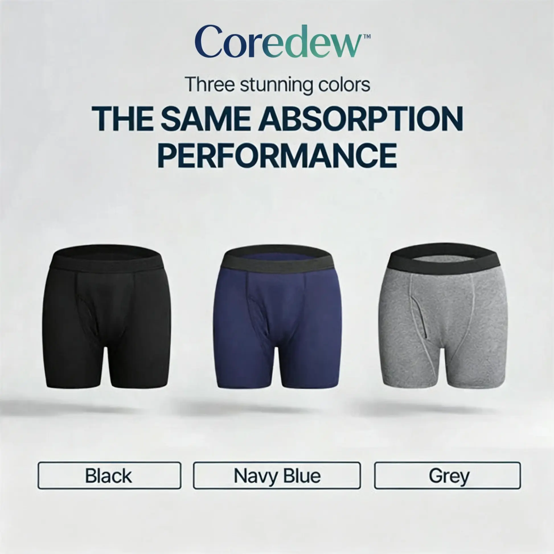 Coredew™ Men's All-Day Protection Boxer Briefs