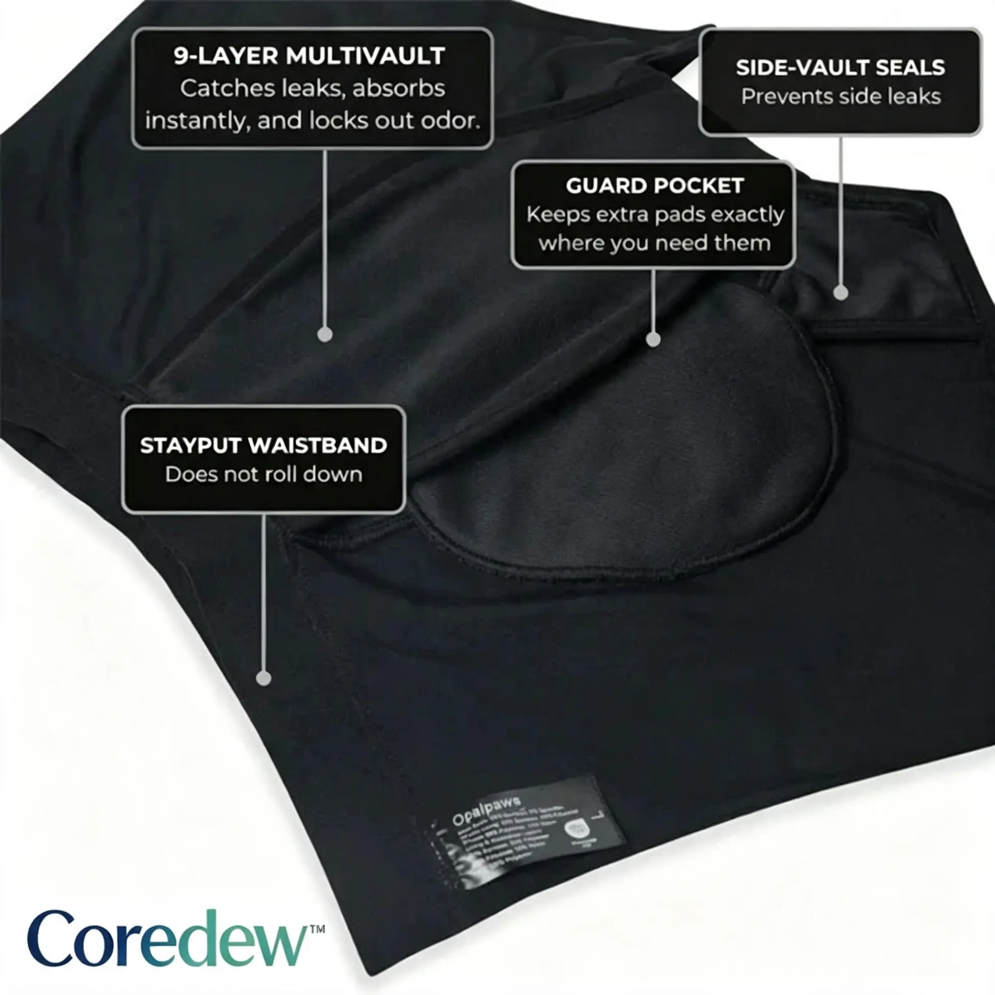 Coredew™ Men's All-Day Protection Boxer Briefs