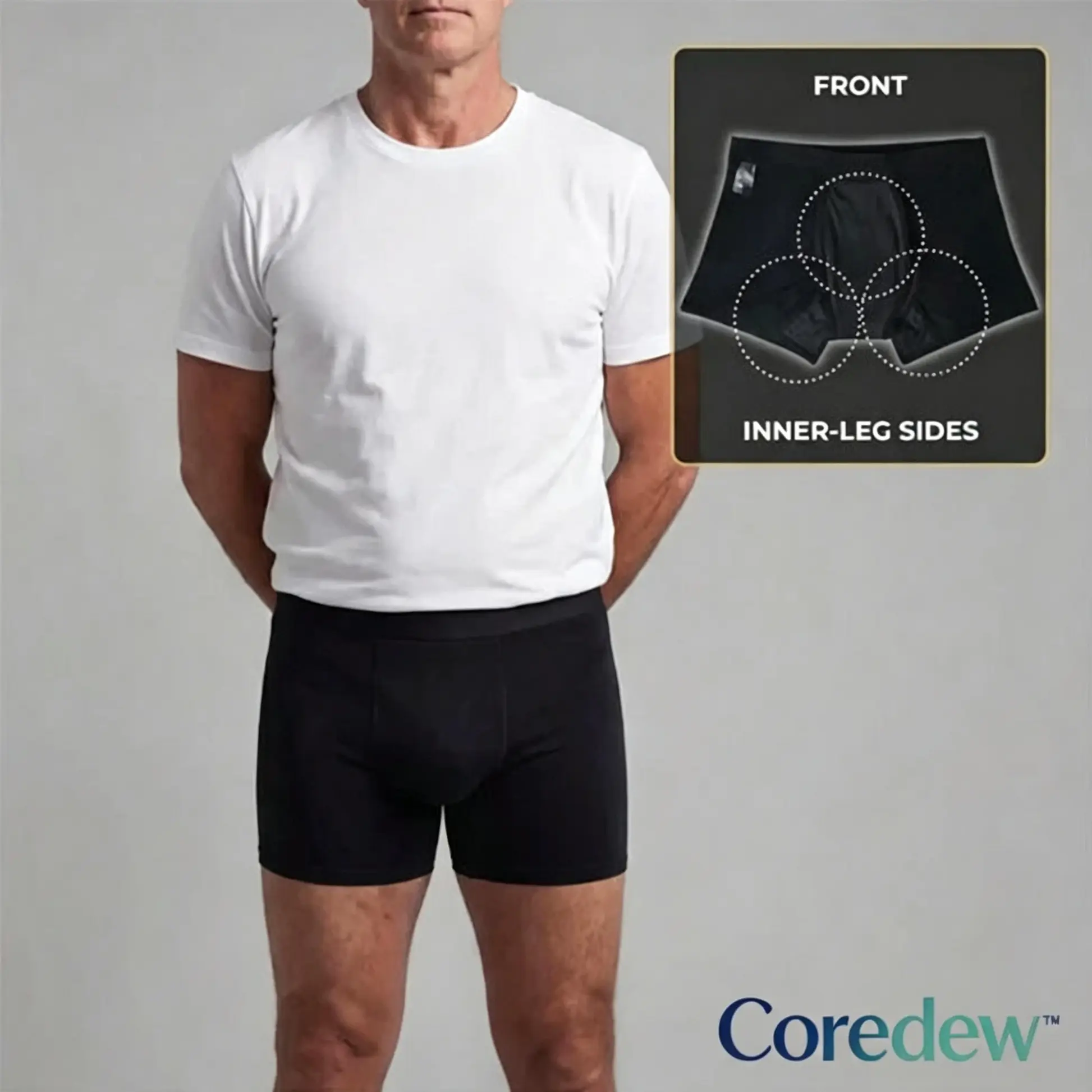 Coredew™ Men's All-Day Protection Boxer Briefs